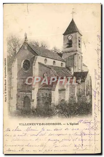 Cartes postales Villeneuve St Georges L'Eglise