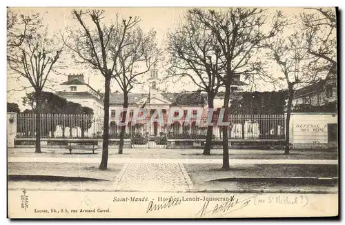 Cartes postales Saint Mande Hospice Lenoir Jousserand