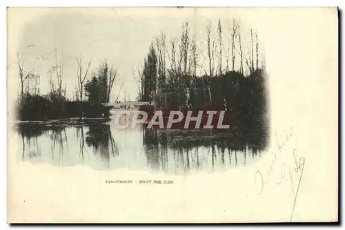 Cartes postales Vincennes Pont des Iles