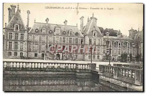 Cartes postales Courances Le Chateau Ensemble de la Facade