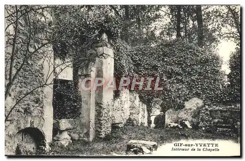 Cartes postales Gif Sur Vvette Interieur de la chapelle