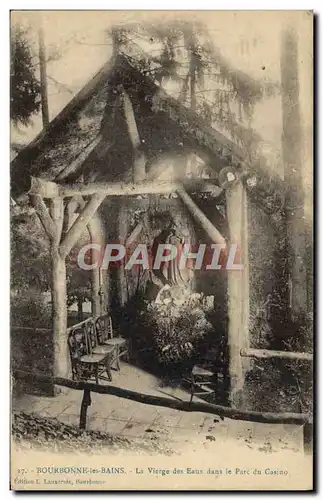 Cartes postales Bourbonne Les Bains La Vierge des Eaux Dans le Parc du casino