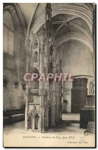 Cartes postales Avignon Tombeau du Pape Jean XXII