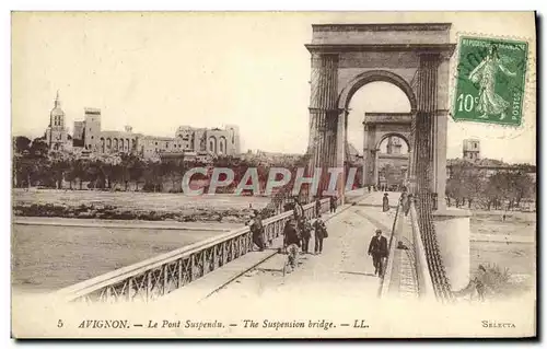 Cartes postales Avignon Le Pont Suspendu