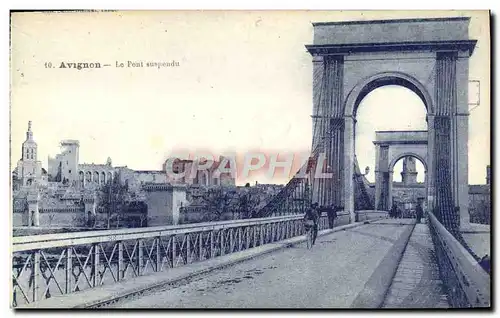 Cartes postales Avignon Le Pont suspendu