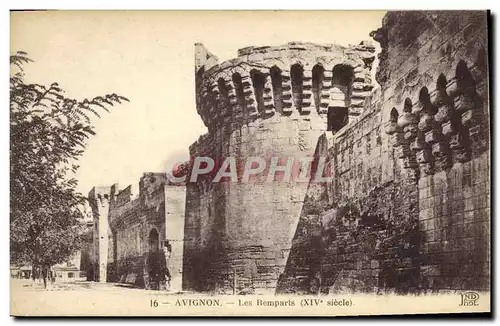 Cartes postales Avignon Les Remparts