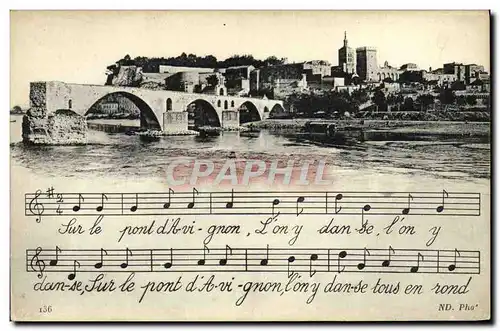 Cartes postales Avignon Pont St Benezet