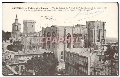 Ansichtskarte AK Avignon Le Palais des Papes Entree Principale