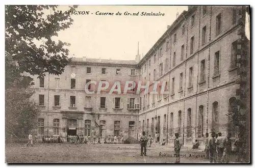 Ansichtskarte AK Avignon Caserne du Grand Seminaire Militaria