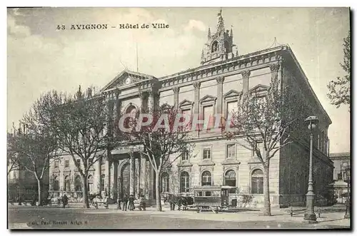 Cartes postales Avignon Hotel de Ville