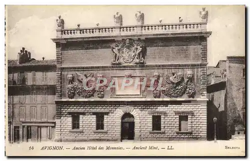 Cartes postales Avignon Ancien Hotel des Monnaies