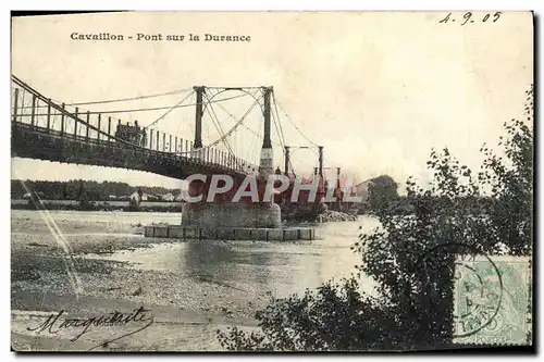 Ansichtskarte AK Cavaillon Pont Sur la Durance