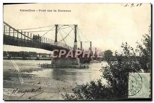 Cartes postales Cavaillon Pont Sur la Durance