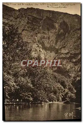 Cartes postales Fontaine de Vaucluse Le lac et le rocher