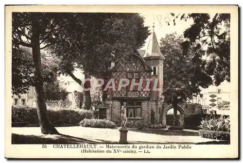 Cartes postales Chatellerault Maisonnette du Gardien du Jardin Public