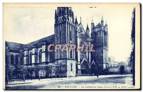 Cartes postales Poitiers La cathedrale Saint Pierre