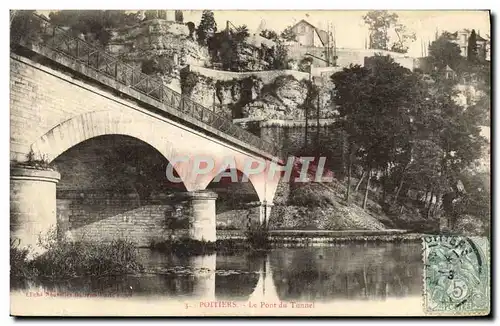 Ansichtskarte AK Poitiers Le Pont du Tunnel