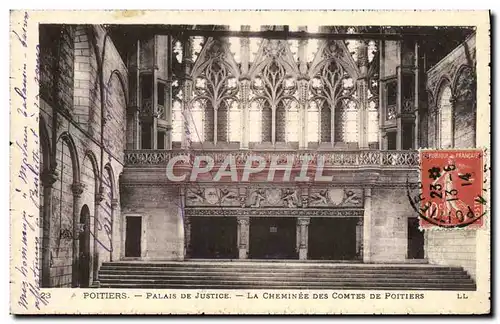 Cartes postales Poitiers Palais de Justice La Cheminee Des Comtes de Poitiers