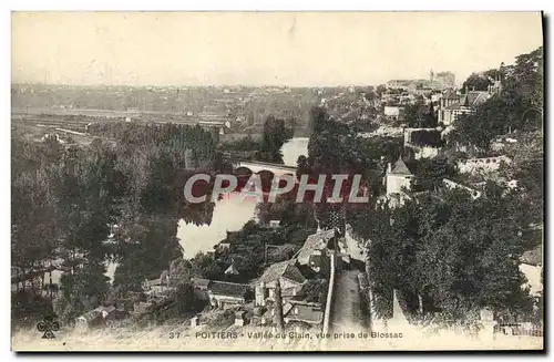 Cartes postales Poitiers Vallee du Clain Vue Prise de Blossac