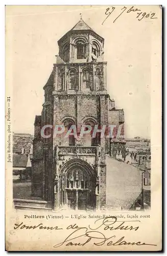 Cartes postales Poitiers Eglise Sainte Radegonde