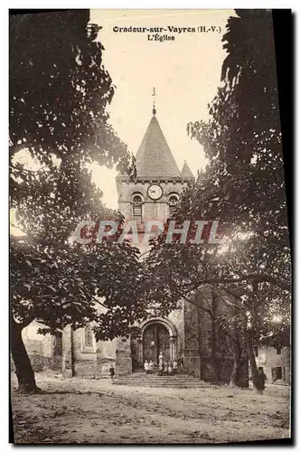 Cartes postales Oradour Sur Vayres L&#39Eglise Enfants