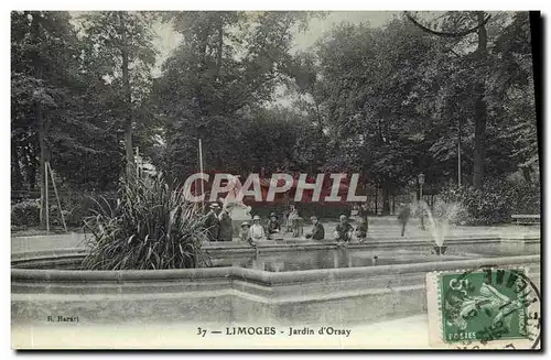 Cartes postales Limoges Jardin d'Orsay Enfants