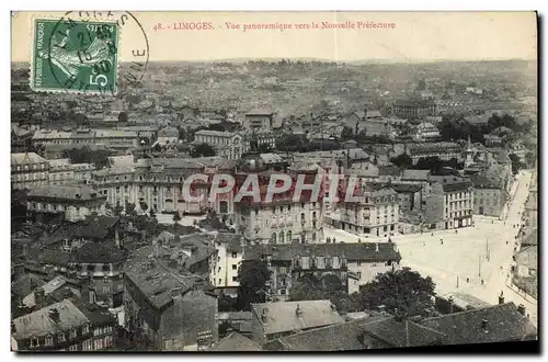 Ansichtskarte AK Limoges Vue Panoramique Vers la Nouvelle Prefecture
