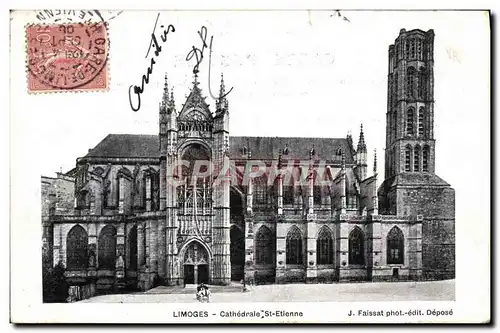 Ansichtskarte AK Limoges Cathedrale St Etienne