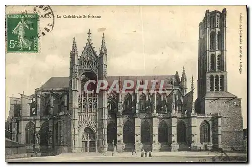 Ansichtskarte AK Limoges La Cathedrale St Etienne