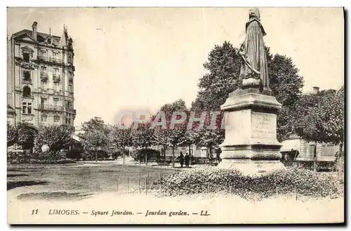 Ansichtskarte AK Limoges Square Jourdan