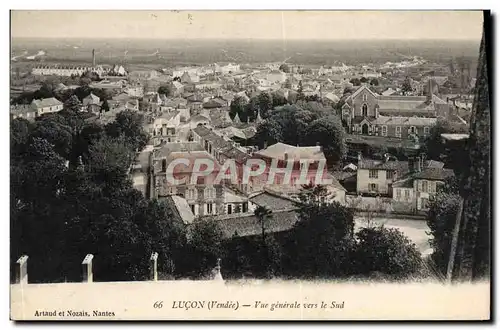 Cartes postales Lucon Vue Generale Vers le Sud