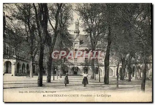 Cartes postales Fontenay le Comte Le College