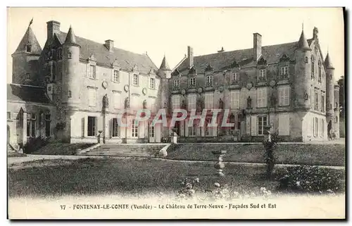 Cartes postales Fontenay le Comte Le Chateau de Terre Neuve