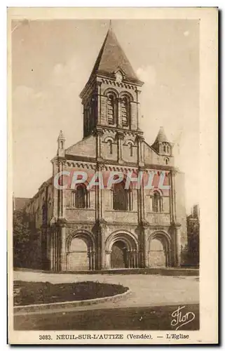 Cartes postales Neuil Sur L&#39Autize L&#39Eglise