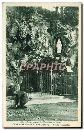 Cartes postales Chavagnes en Paillers Grotte de Lourdes