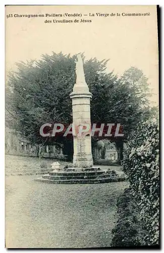 Cartes postales Chavagnes en Pavillers La Vierge de la Communaute des Ursulines de Jesus