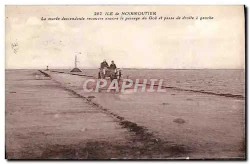 Ansichtskarte AK Ile de Noirmoutier La Maree Descendante