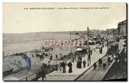 Cartes postales Les Sables D&#39Olonne Joie des enfants tranquilite des enfants