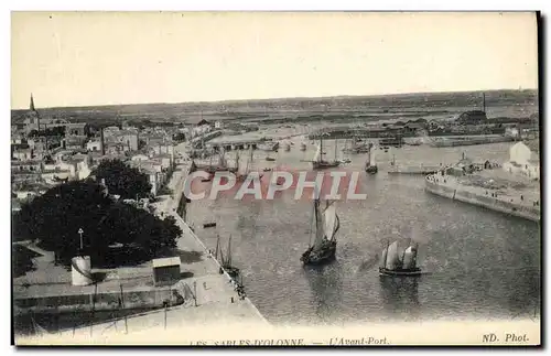 Cartes postales Les Sables D&#39Olonne L&#39Avant Port Bateaux