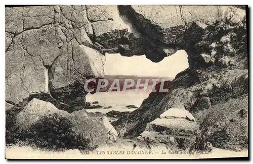 Cartes postales Les Sables D'Olonne la roche percee