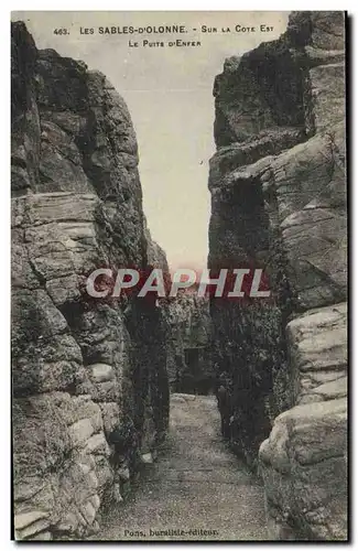 Cartes postales Les Sables D'Olonne Sur La Cote Est le puits d'enfer