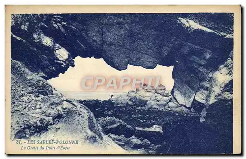 Cartes postales Les Sables D'Olonne La Grotle du Puits D'Enfer