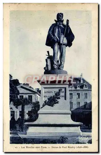 Cartes postales La Roche sur Yon Statue de Paul Baudry 1826 1886