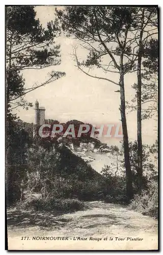 Ansichtskarte AK Ile Noirmoutier L&#39Anse Rouge et la Tour Plantier