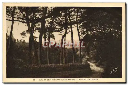 Ansichtskarte AK Ile Noirmoutier Vue Du Gaillardin