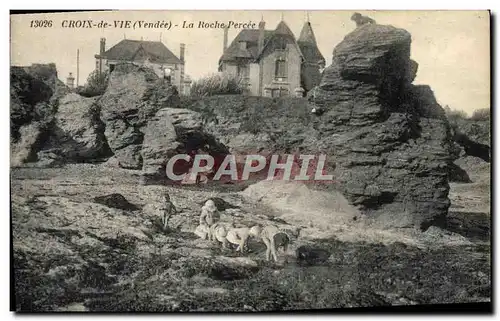 Cartes postales Saint Croix de Vie La Roche Percee
