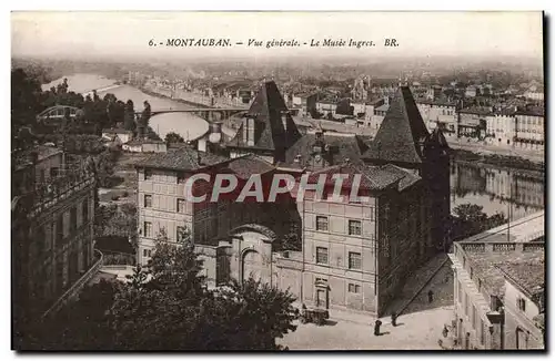Cartes postales Montauban Vue generale Le Musee Ingres
