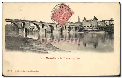 Cartes postales Montauban Le Pont Sur le Tarn
