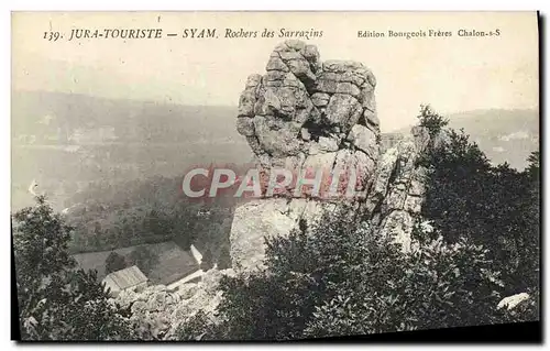 Ansichtskarte AK Jura Touriste Syam Rochers des Sarrazins