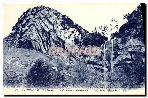 Cartes postales Saint Claude Le Chapeau de Gendarme Cascade de l&#39Evalude
